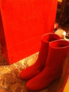 RED BOOTS
