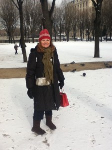 Walking to church