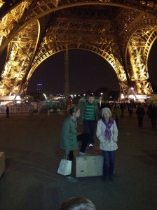 Underneath the Eiffel on a Glorious Tuesday Evening