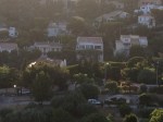 Our Maison across the hills - ( the tiny part on the right)