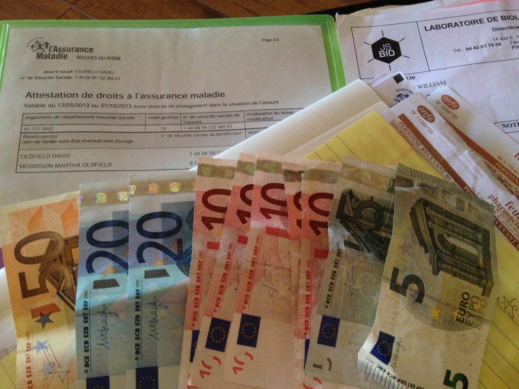 EUROS paid back to our bank account, to which I took out and bought myself some clothes, so i put it BACK in the economy.....making everyone, including moi, very happy