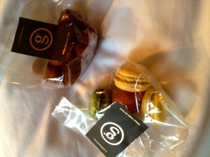 Macaroons, chocolate covered almonds - to the rescue!!!